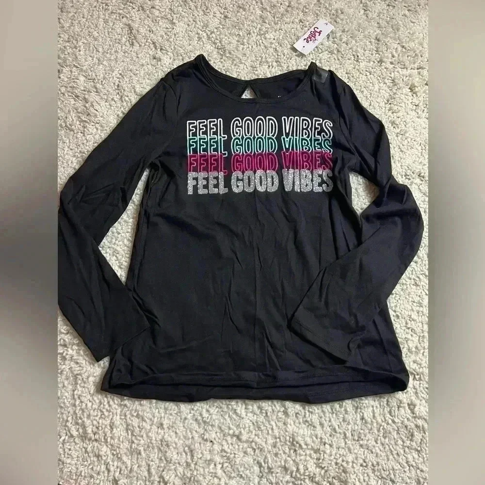 GIRLS JUSTICE SHIRT LONG SLEEVE NWT SIZE 10